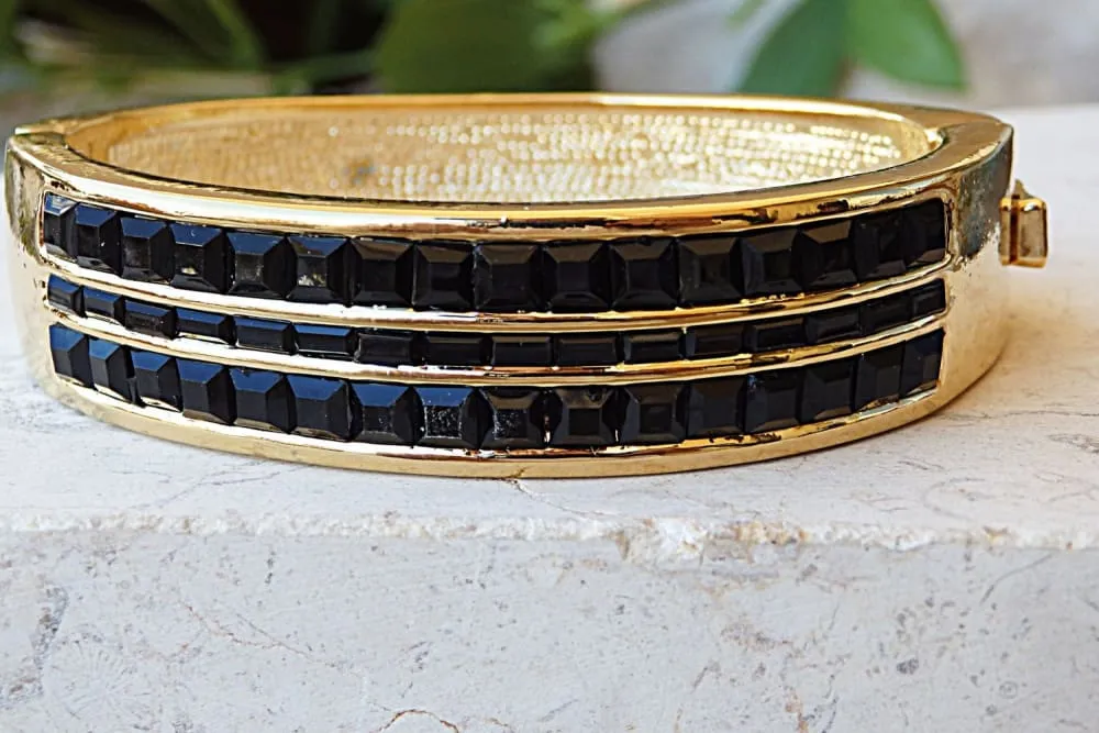 Black gold bracelet