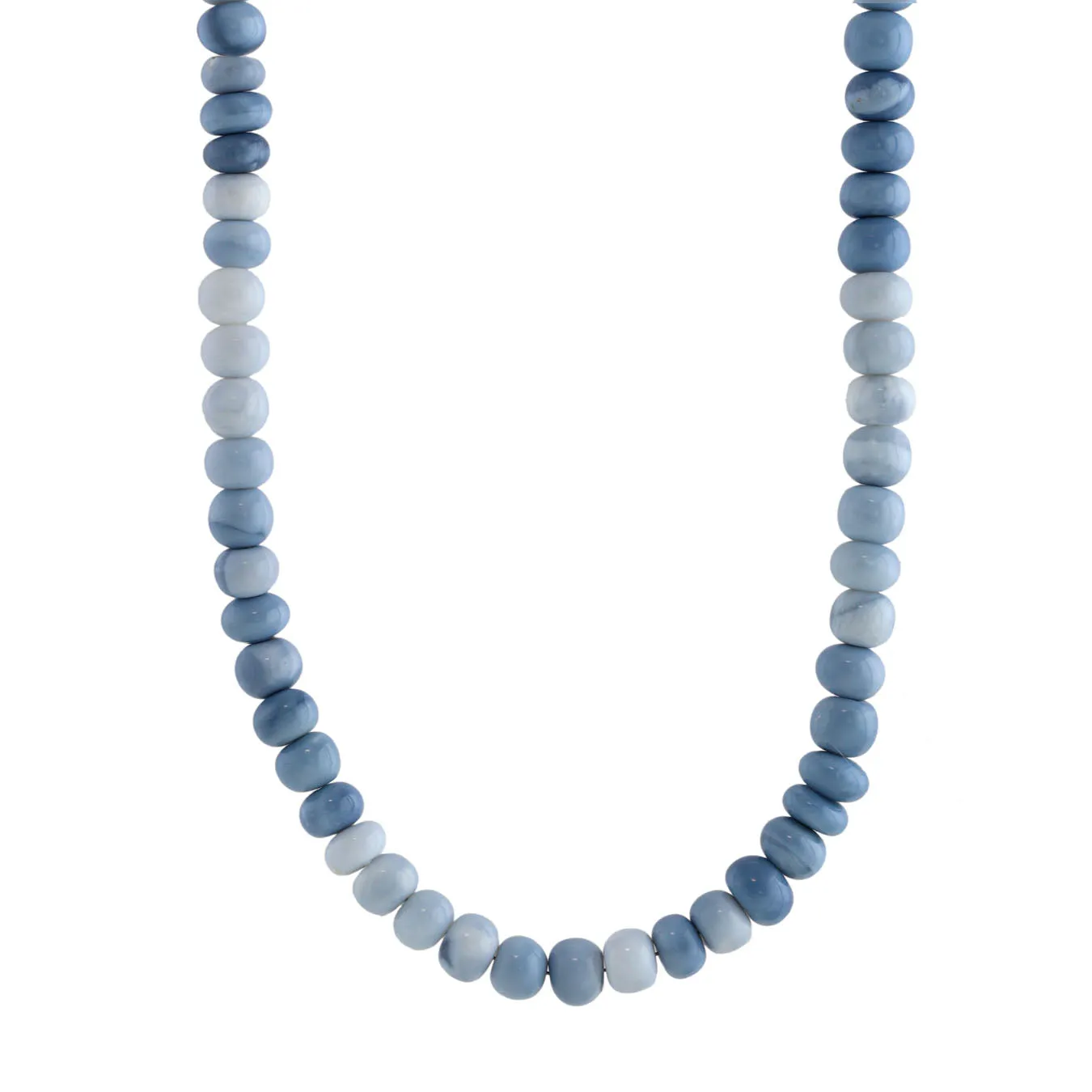 Blue Opal Beaded Necklace