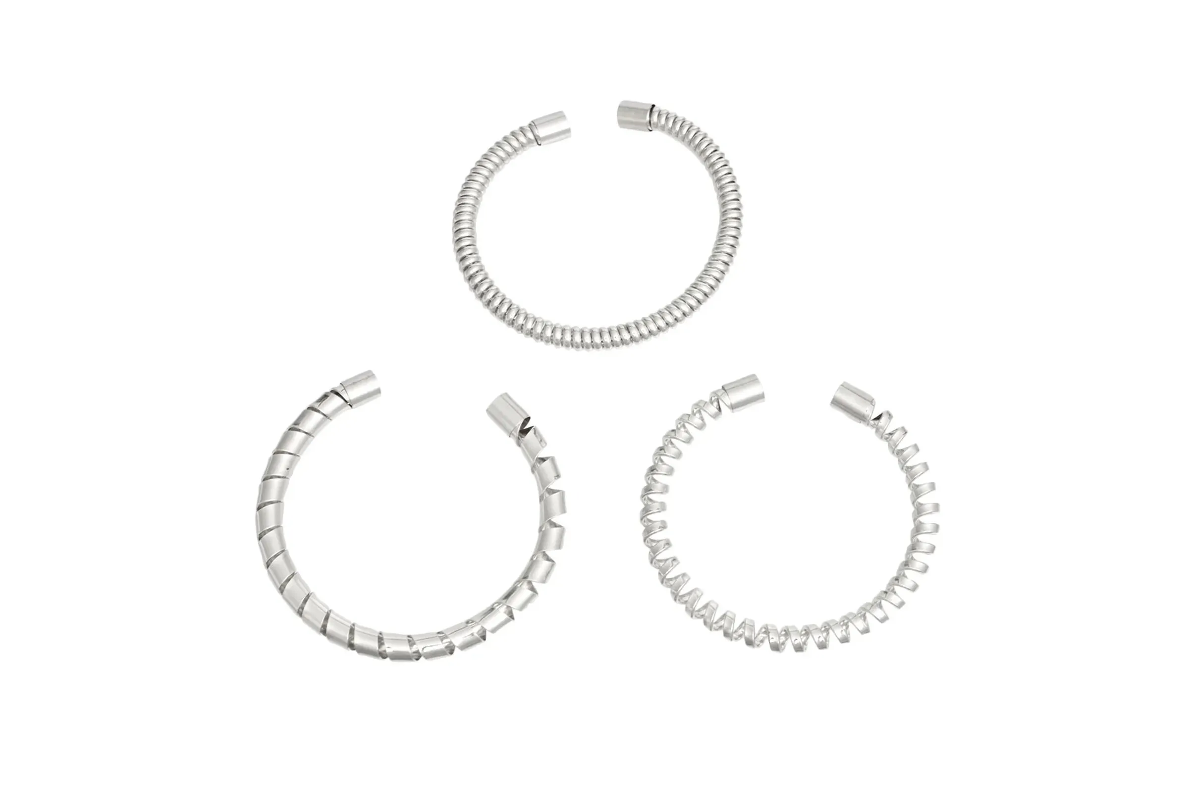 Bracelet Coiled 3 Pcs Cuffs for Women