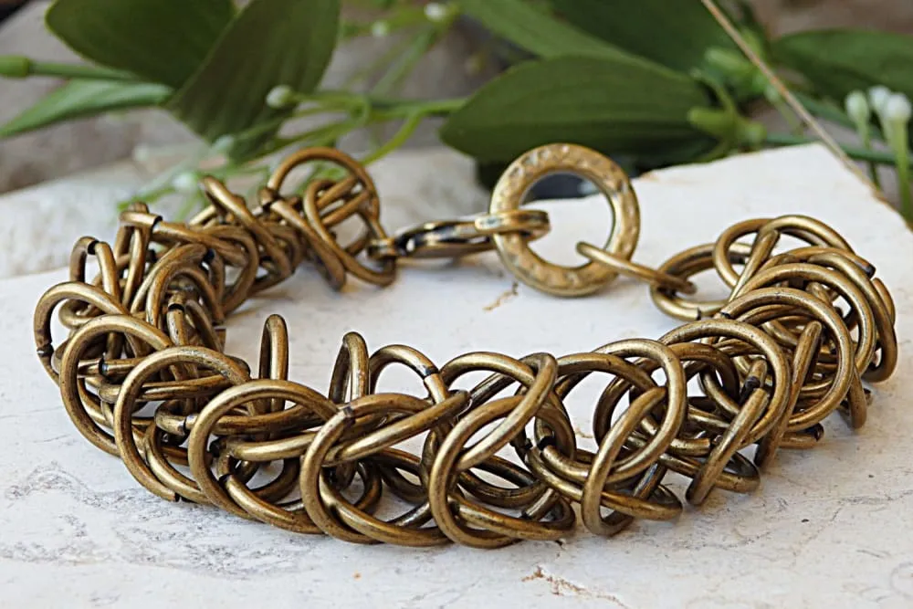 Brass bracelet