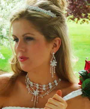 Bridal Crystal Tiara Jewelry Set