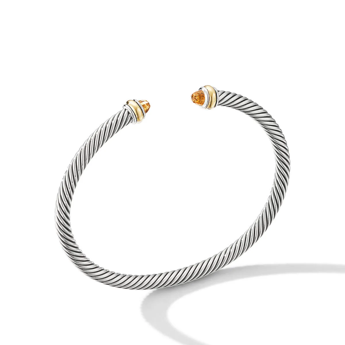 Cable Classic Bracelet with Citrine and 18K Yellow Gold