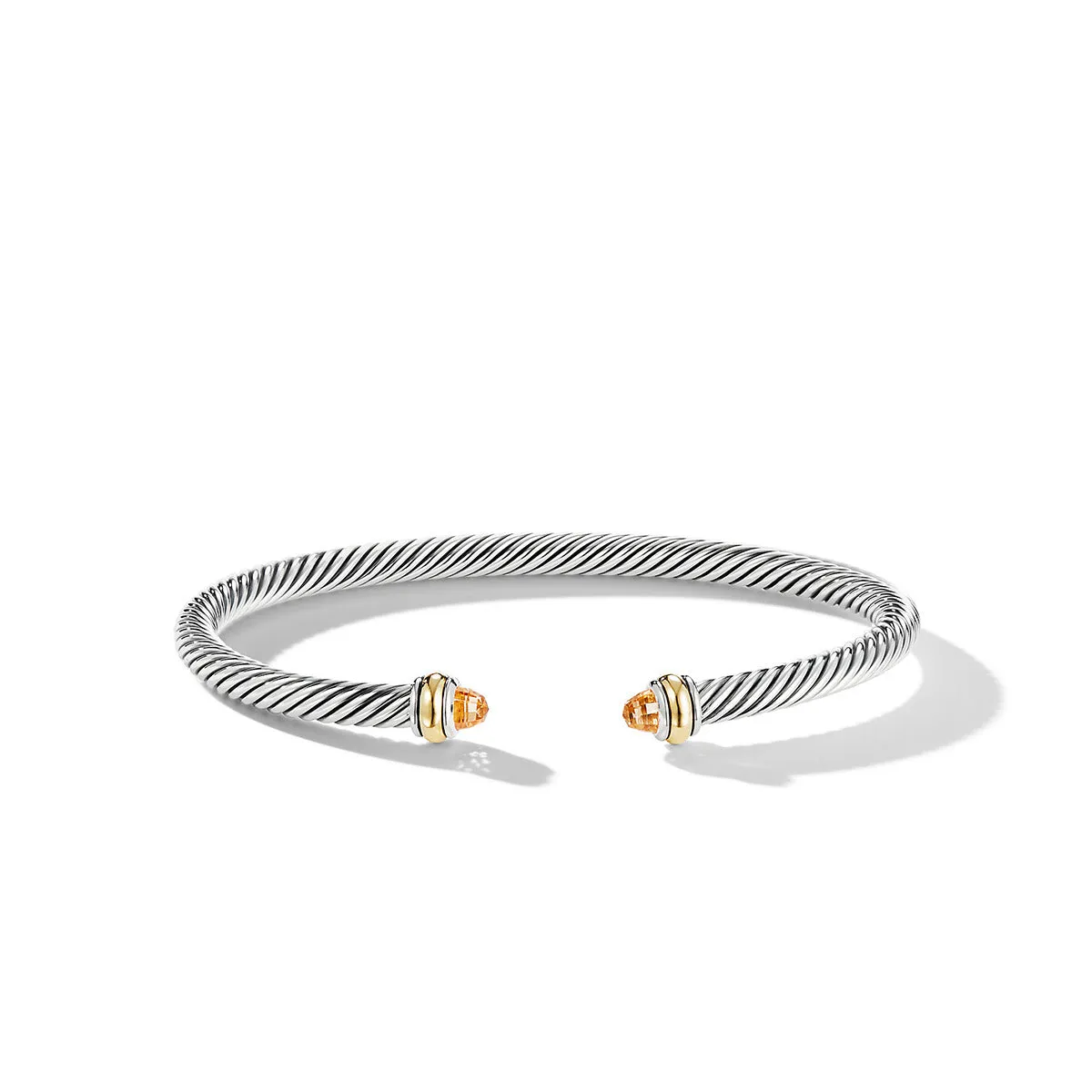 Cable Classic Bracelet with Citrine and 18K Yellow Gold