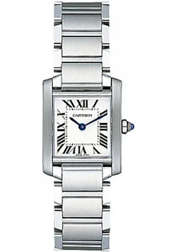 Cartier Tank Francaise Watch - Small Steel Case - W51008Q3