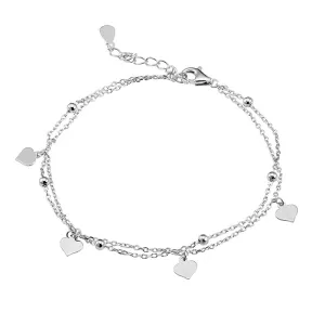 CASCADING HEARTS BRACELET