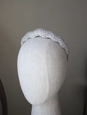 CHELSEA Simulated Diamond Wedding Crown