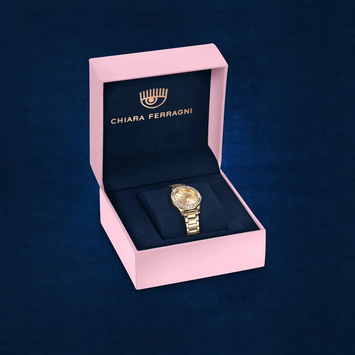 Chiara Ferragni Contemporary Gold Watch