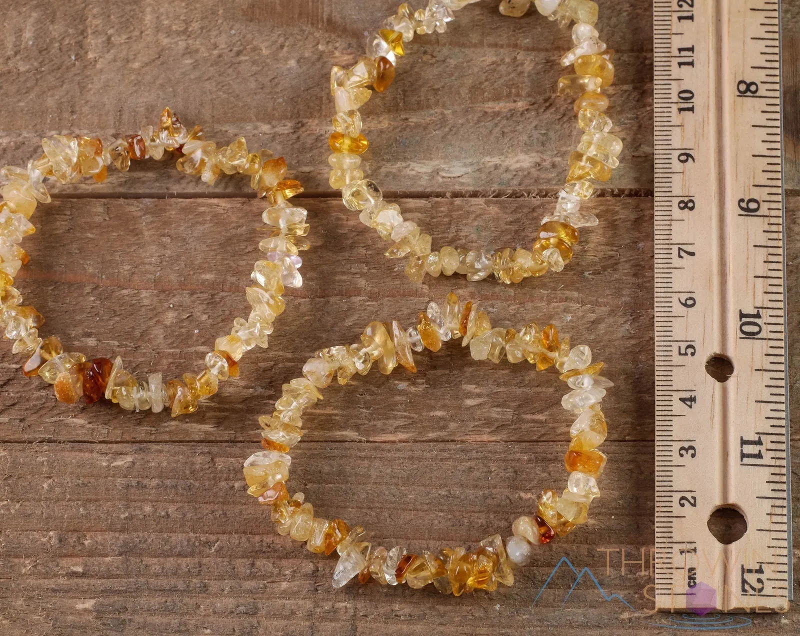 CITRINE Crystal Bracelet - Chip Beads - Beaded Bracelet, Birthstone Bracelet, Handmade Jewelry,  E0629