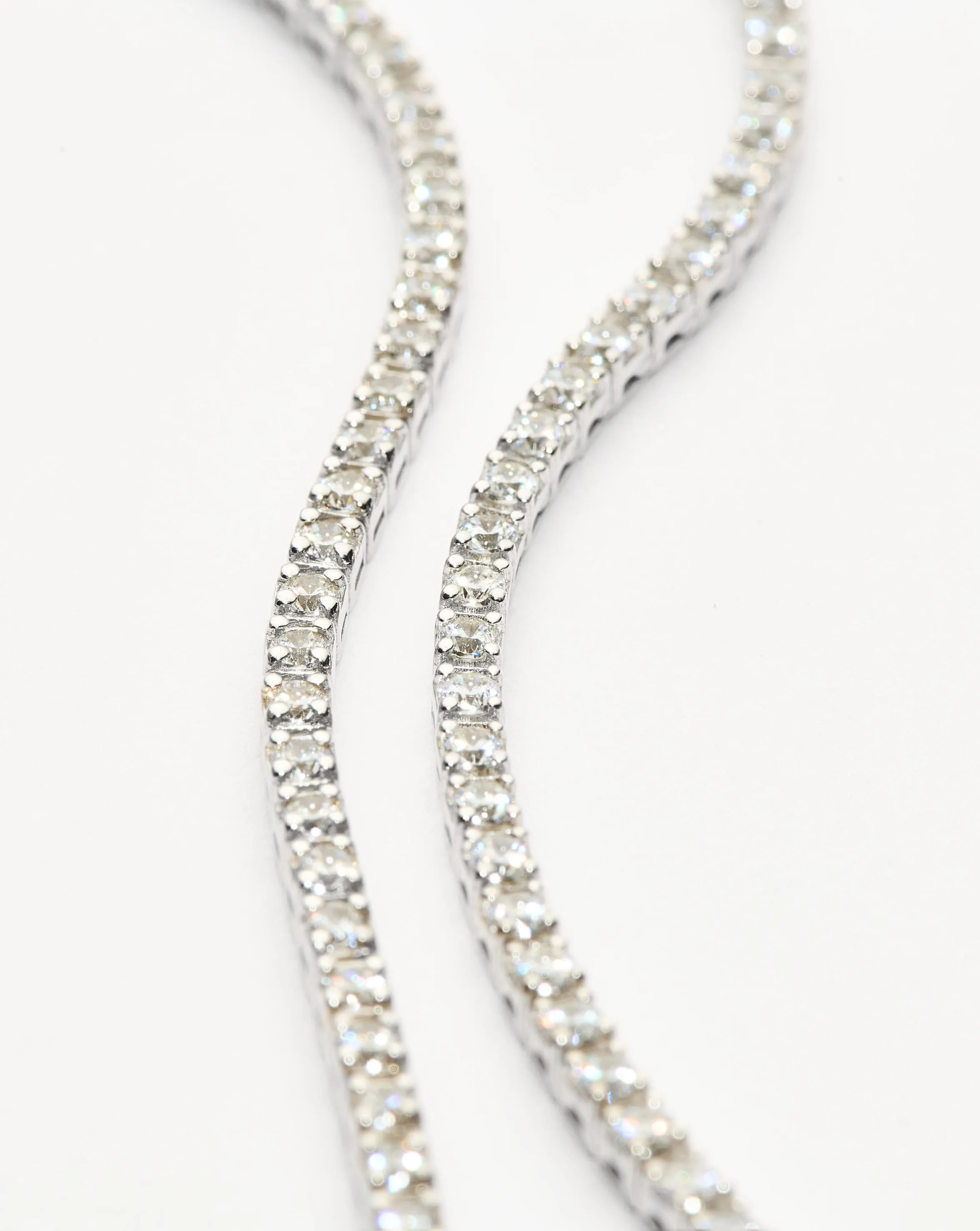 Classic Tennis Necklace & Bracelet Set | Sterling Silver Cubic Zirconia