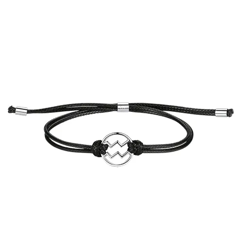 Classy Men 925 Silver Zodiac Bracelet