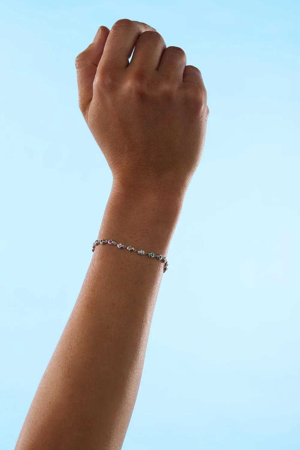 Collective Stone Bracelet | Silver