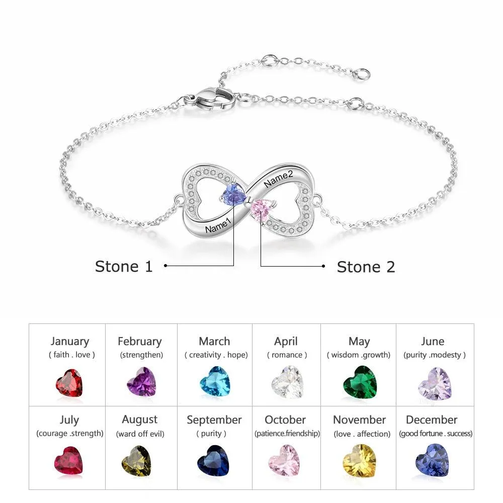 Customized Infinity Bracelet for Women Fashion Accessory