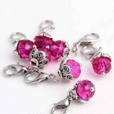 Dangling Bead Accent Crystals for Story of My Life Charm Lockets 5mm - 11 Colors to Choose!!