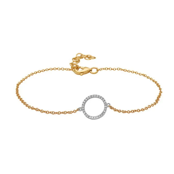 Diamond Circle of Life Bracelet