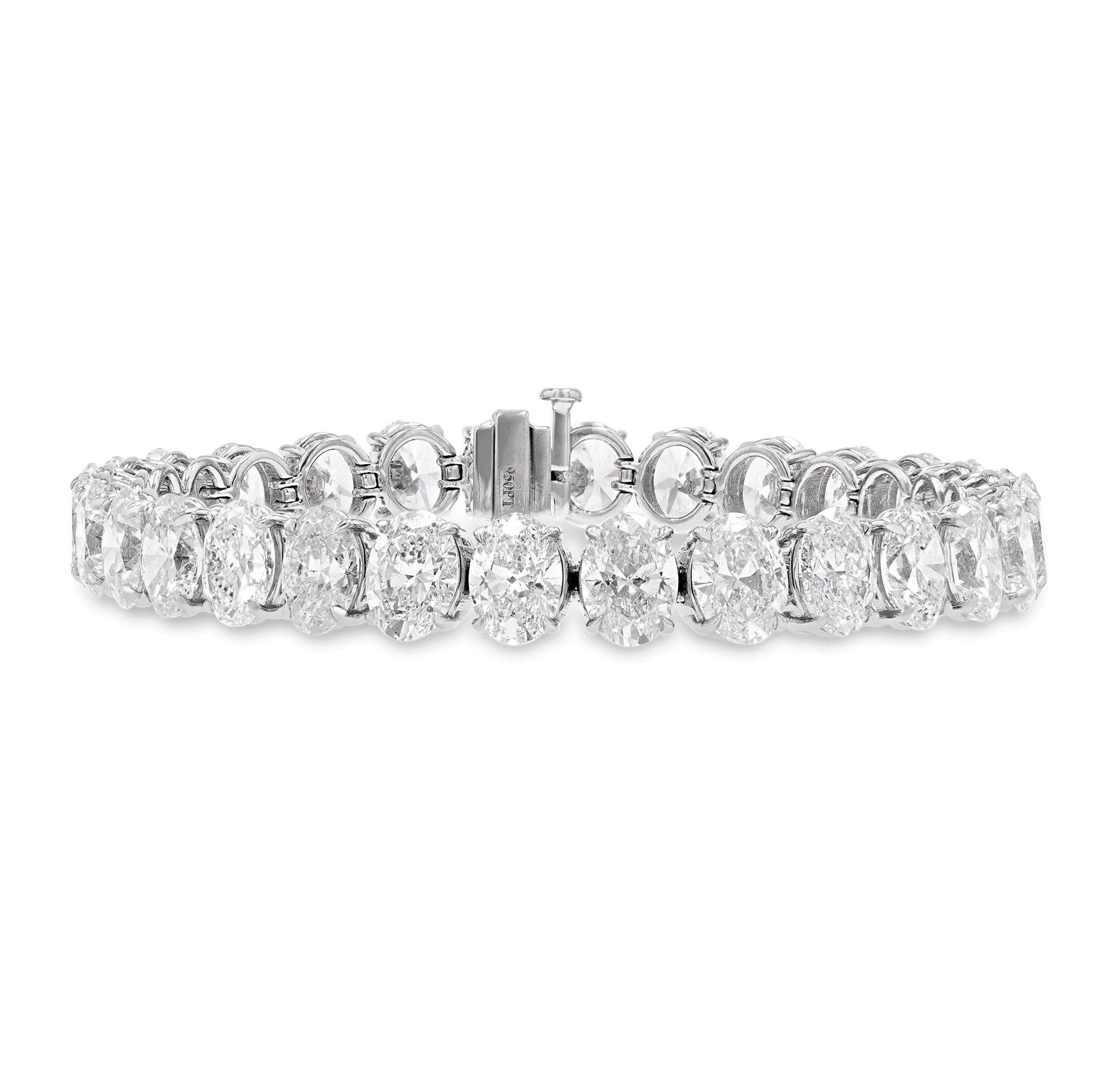 Diamond Line Bracelet, 30.01 Carats