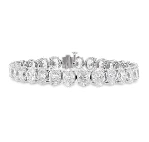 Diamond Line Bracelet, 30.01 Carats