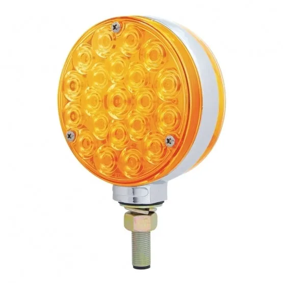 Double Face Turn Signal Light - Amber LED/Amber Lens