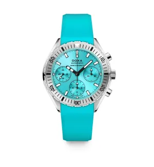 DOXA Sub 200 C-Graph II Aquamarine Rubber - 797.10.241.10