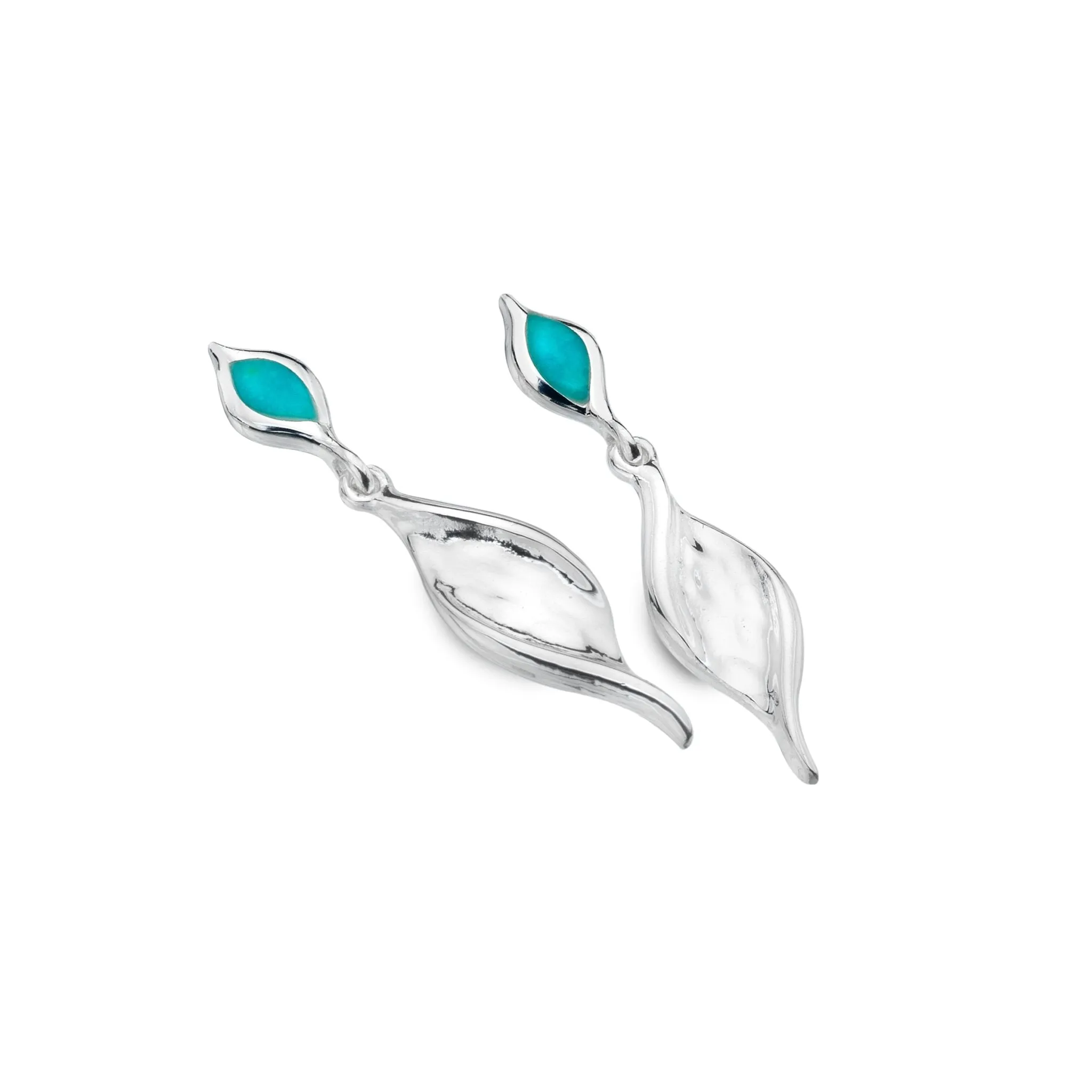 Ebb and flow turquoise earrings