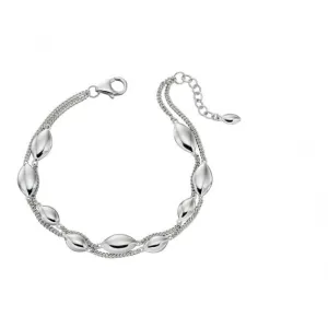 Elements Silver Double Strand Marquise Bracelet B5146