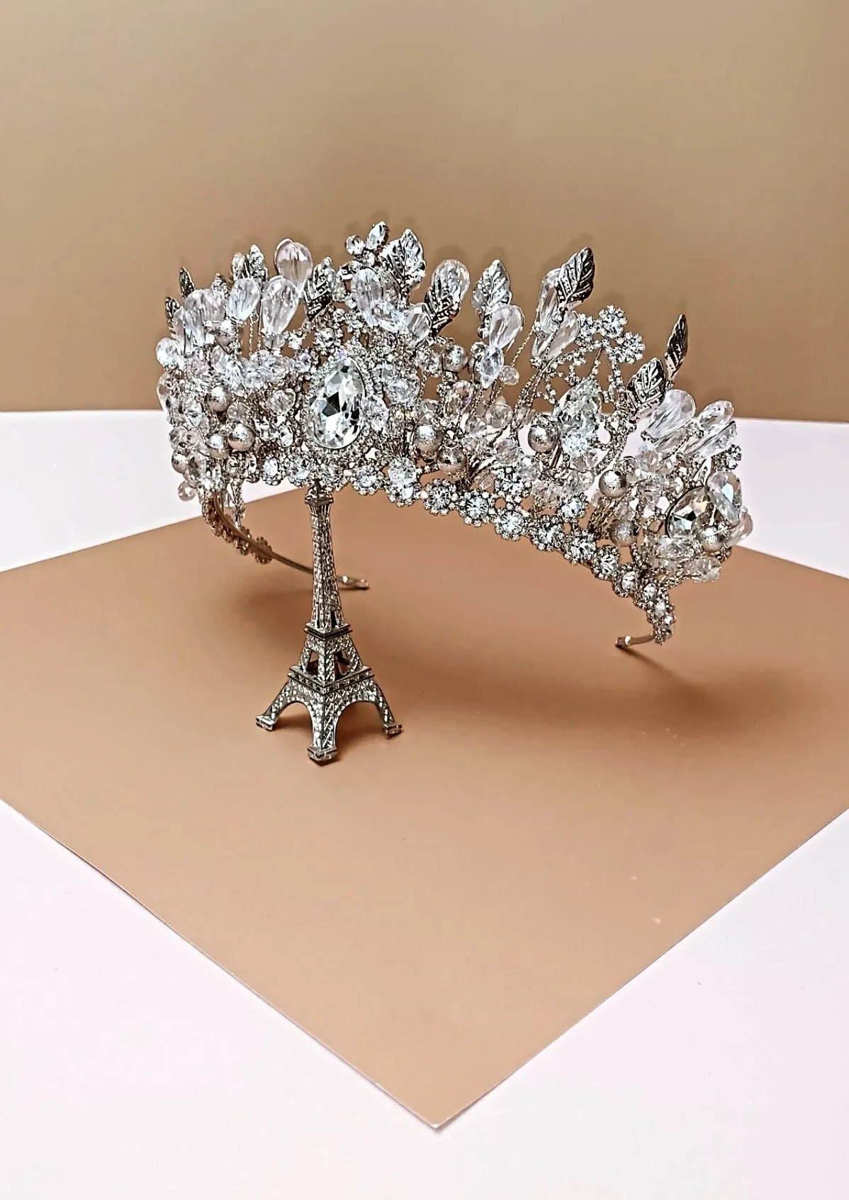 Ellee Real Quinceanera Adorned with DAENERYS Swarovski Wedding Tiara