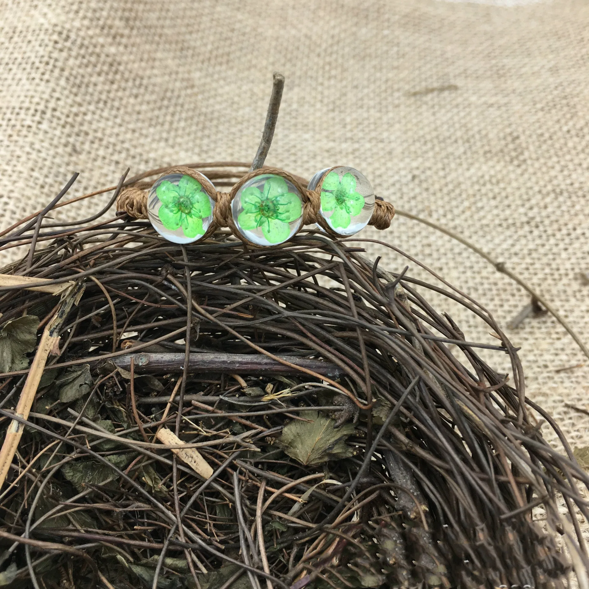 Flower Time Gemstone Bracelet