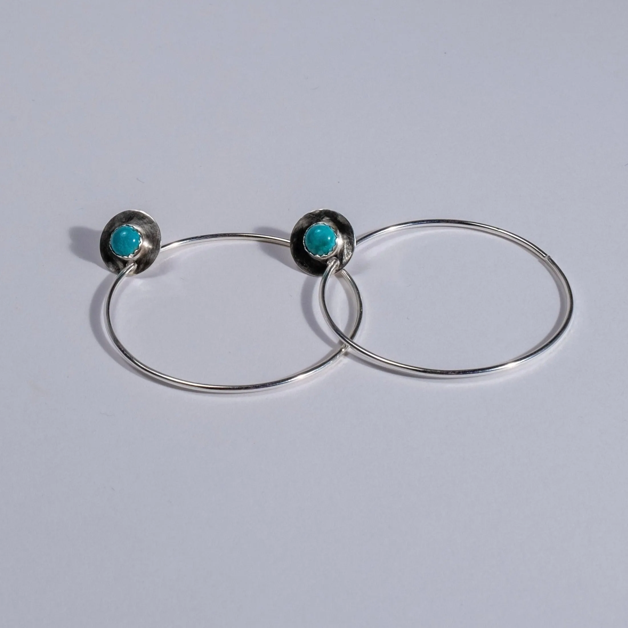 Gemstone Stud and Hoop Earrings - Choose Your Gemstone