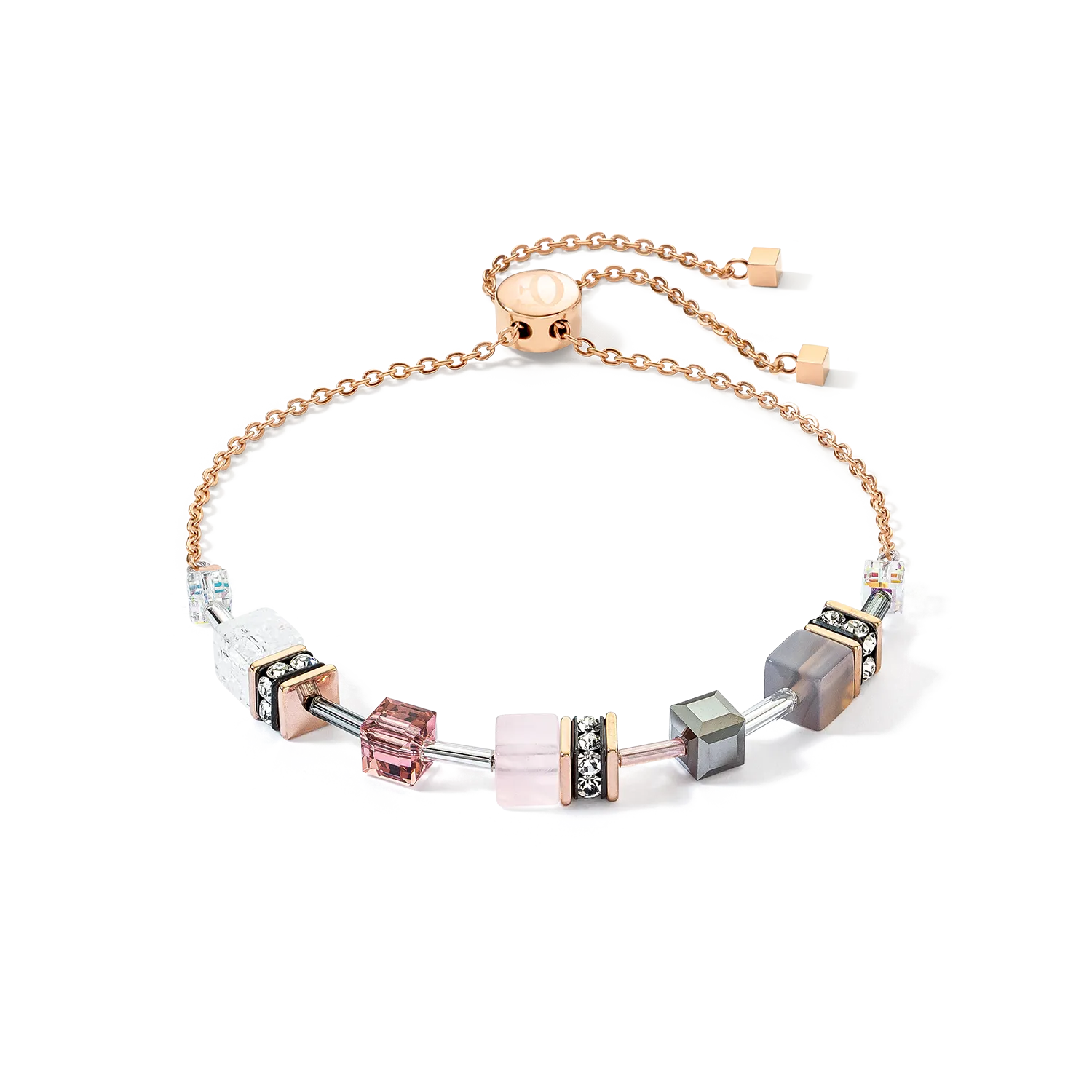 GeoCUBE® Iconic Nature Chain bracelet rose