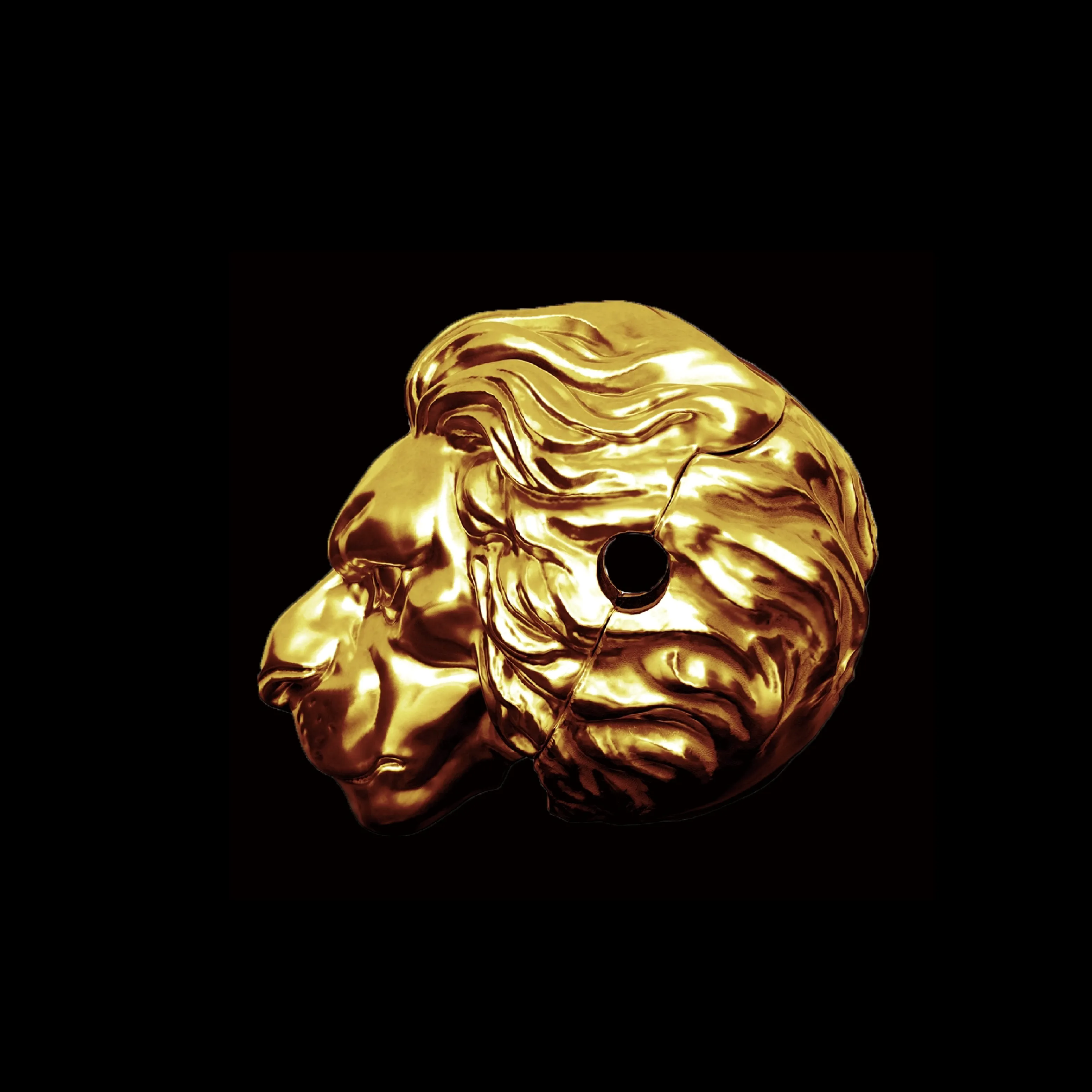 Gold Lion Charm (Charm Only)