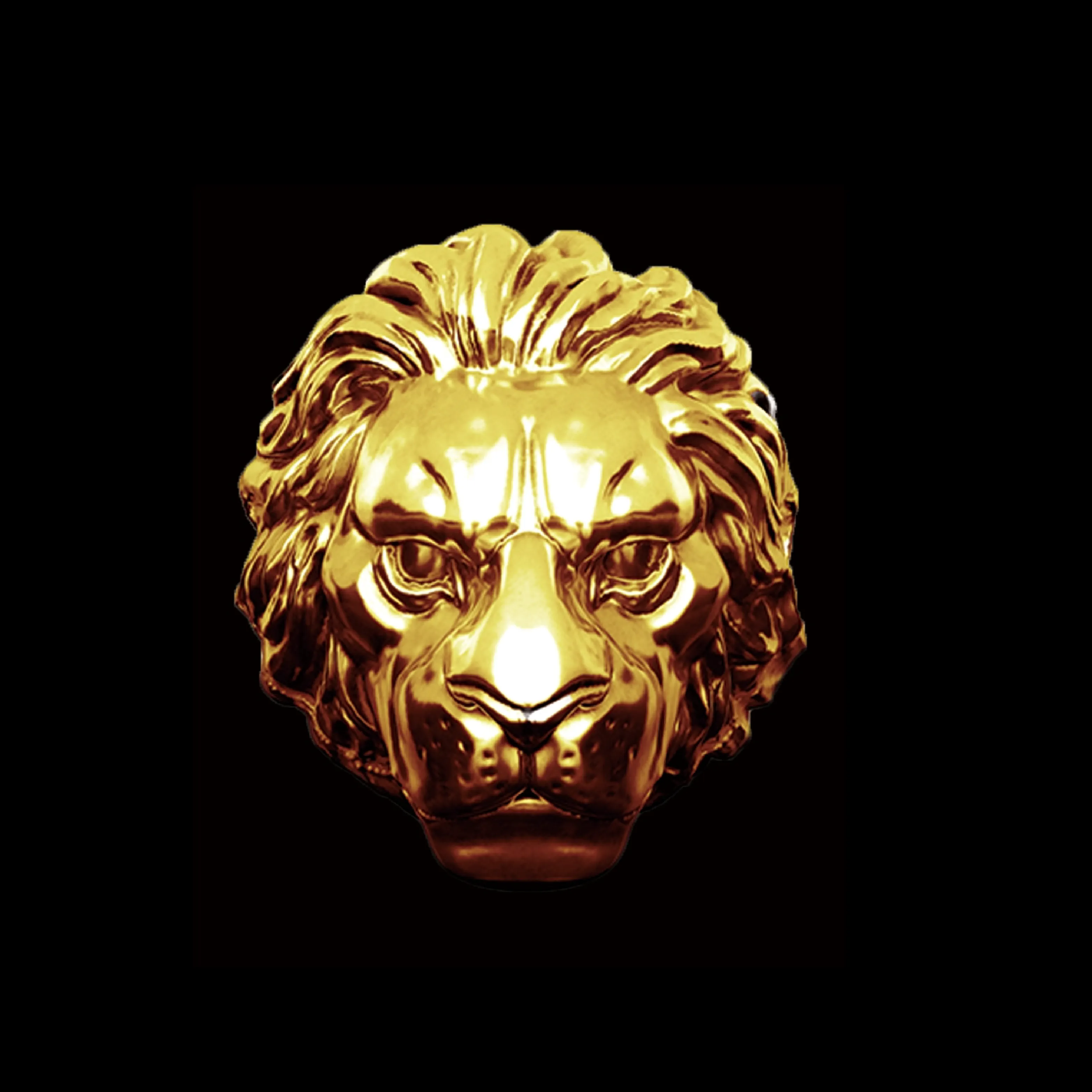 Gold Lion Charm (Charm Only)