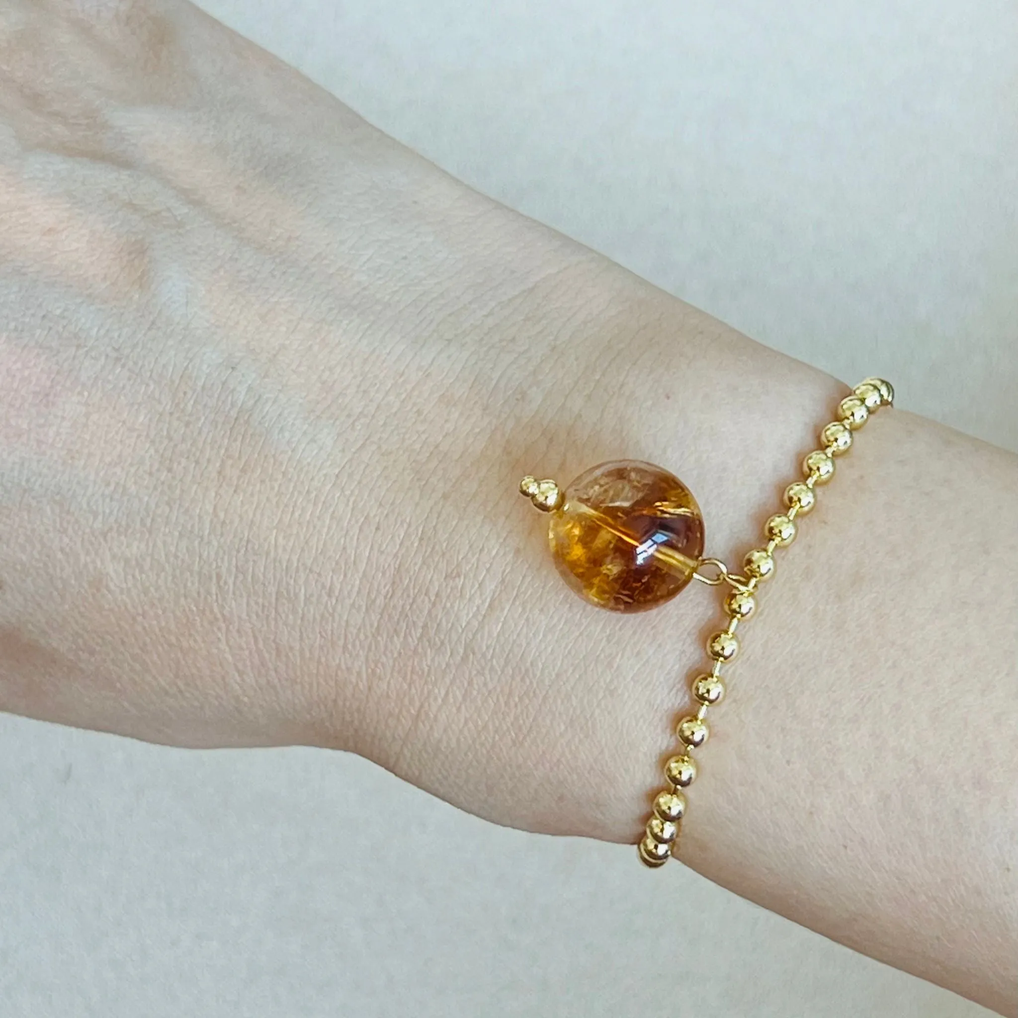 Golden Citrine La Forma Bracelet