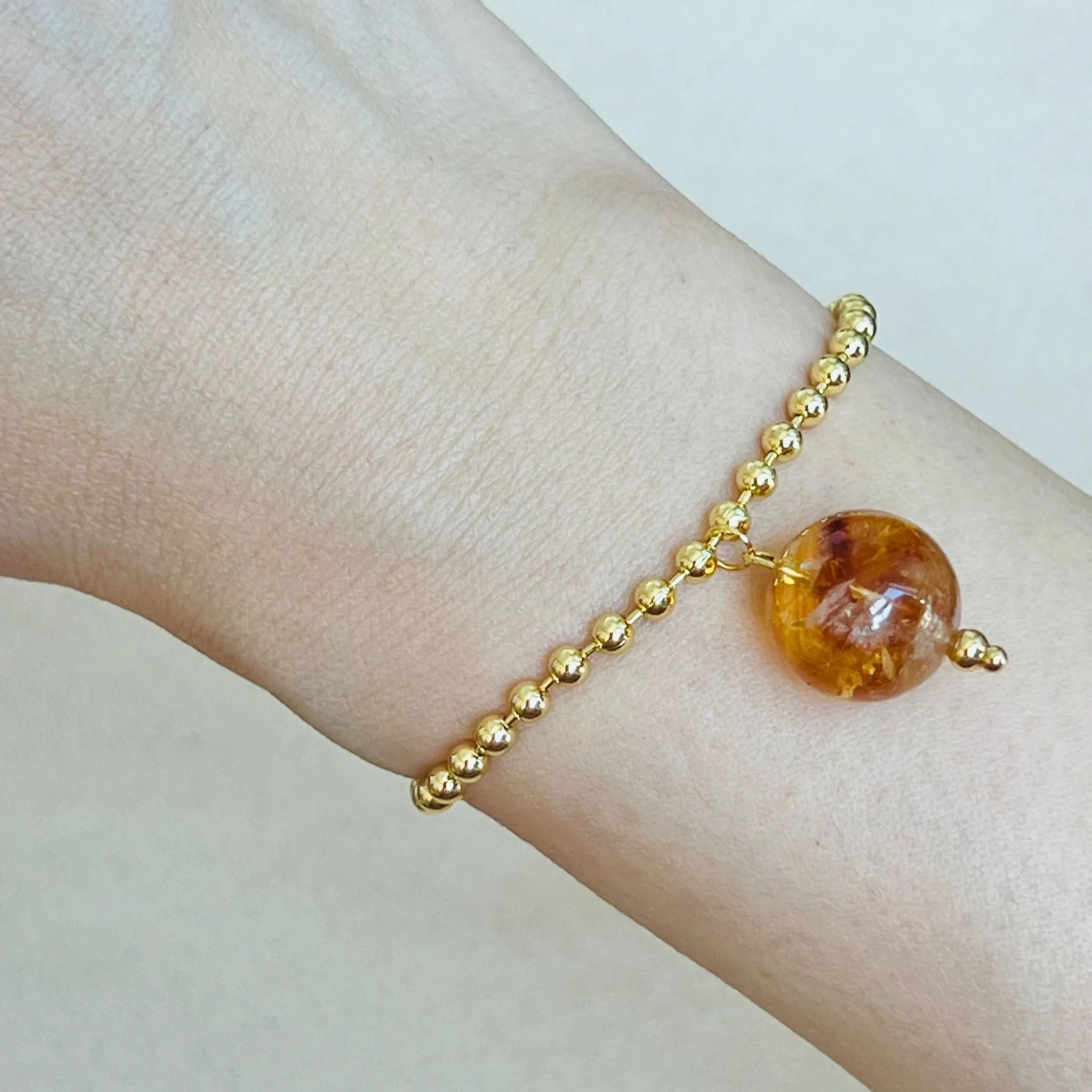 Golden Citrine La Forma Bracelet