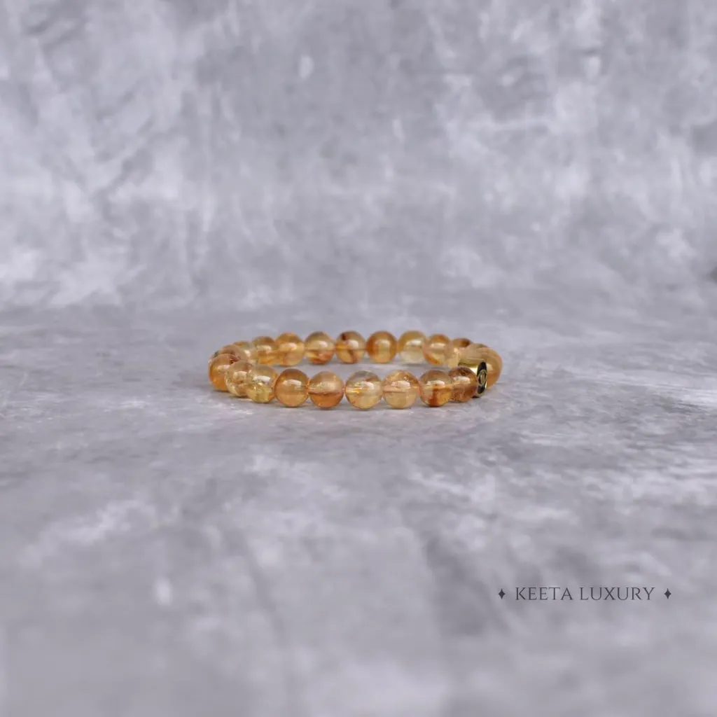 Golden Gaze - Citrine Bracelets