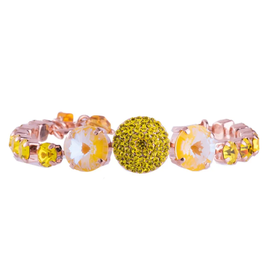 Graduated Pavé Bracelet in "Fields of Gold" *Custom*