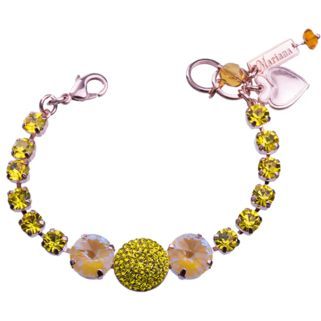 Graduated Pavé Bracelet in "Fields of Gold" *Custom*