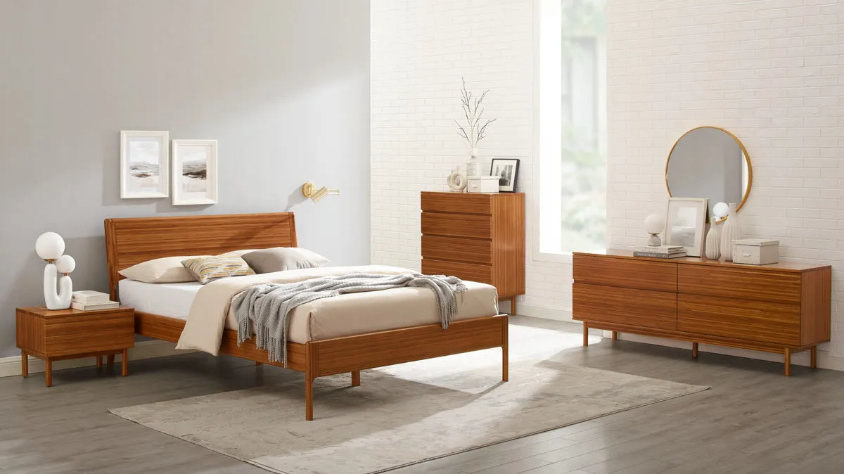 Greenington Ventura Cal King Platform Bed, Amber - GVA0003AM