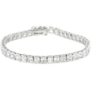 Hazel Princess CZ Tennis Bracelet – 7.25in | 19ct