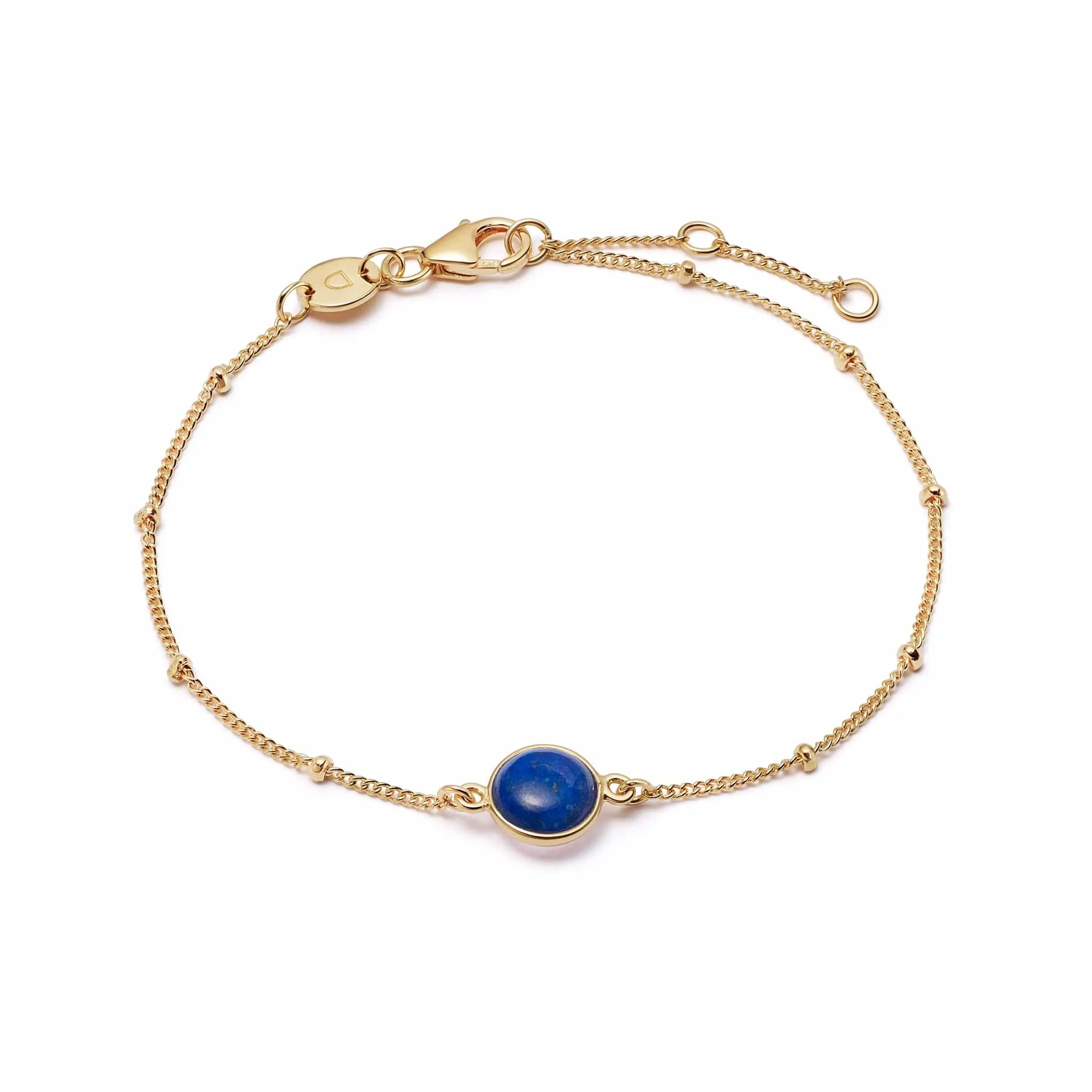 Healing Stone Bracelet 18ct Gold Plate