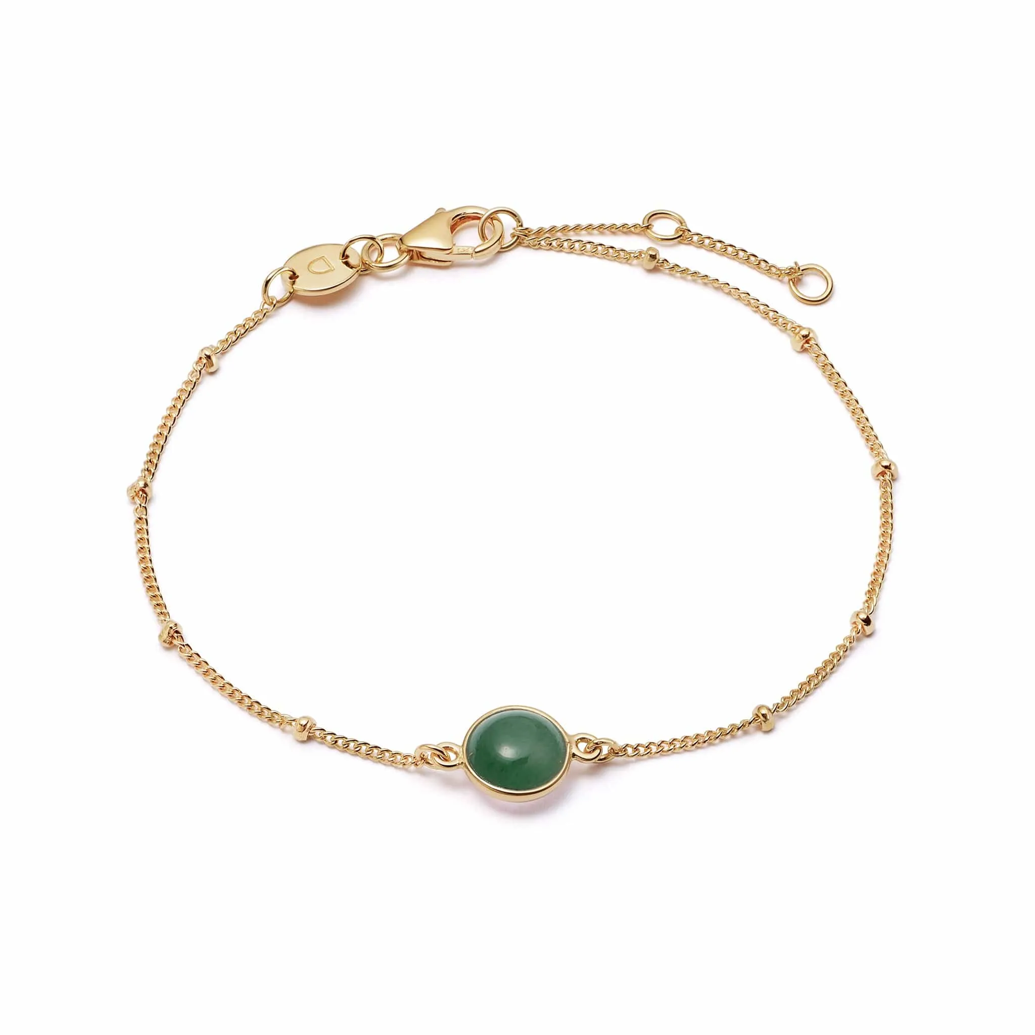 Healing Stone Bracelet 18ct Gold Plate