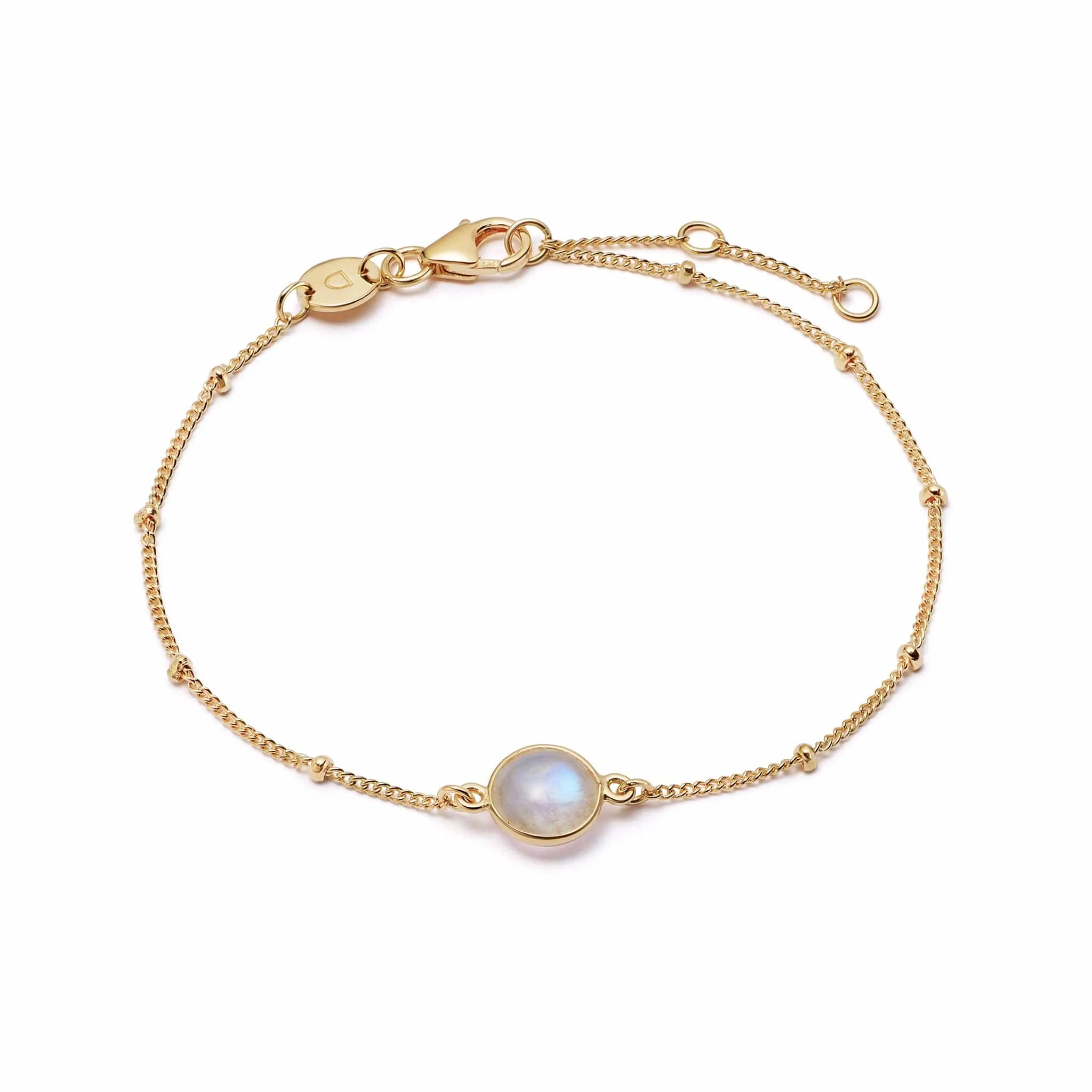 Healing Stone Bracelet 18ct Gold Plate