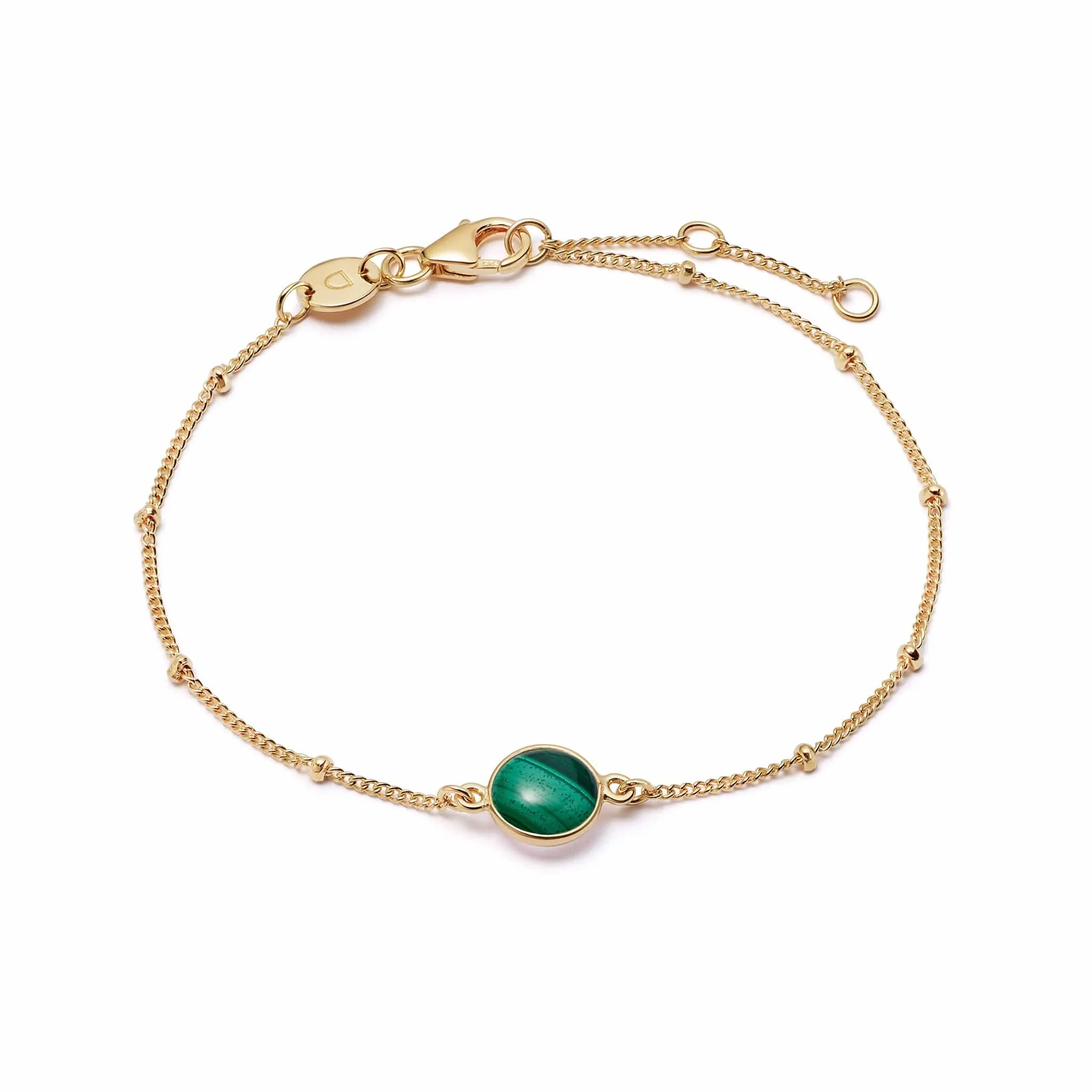 Healing Stone Bracelet 18ct Gold Plate