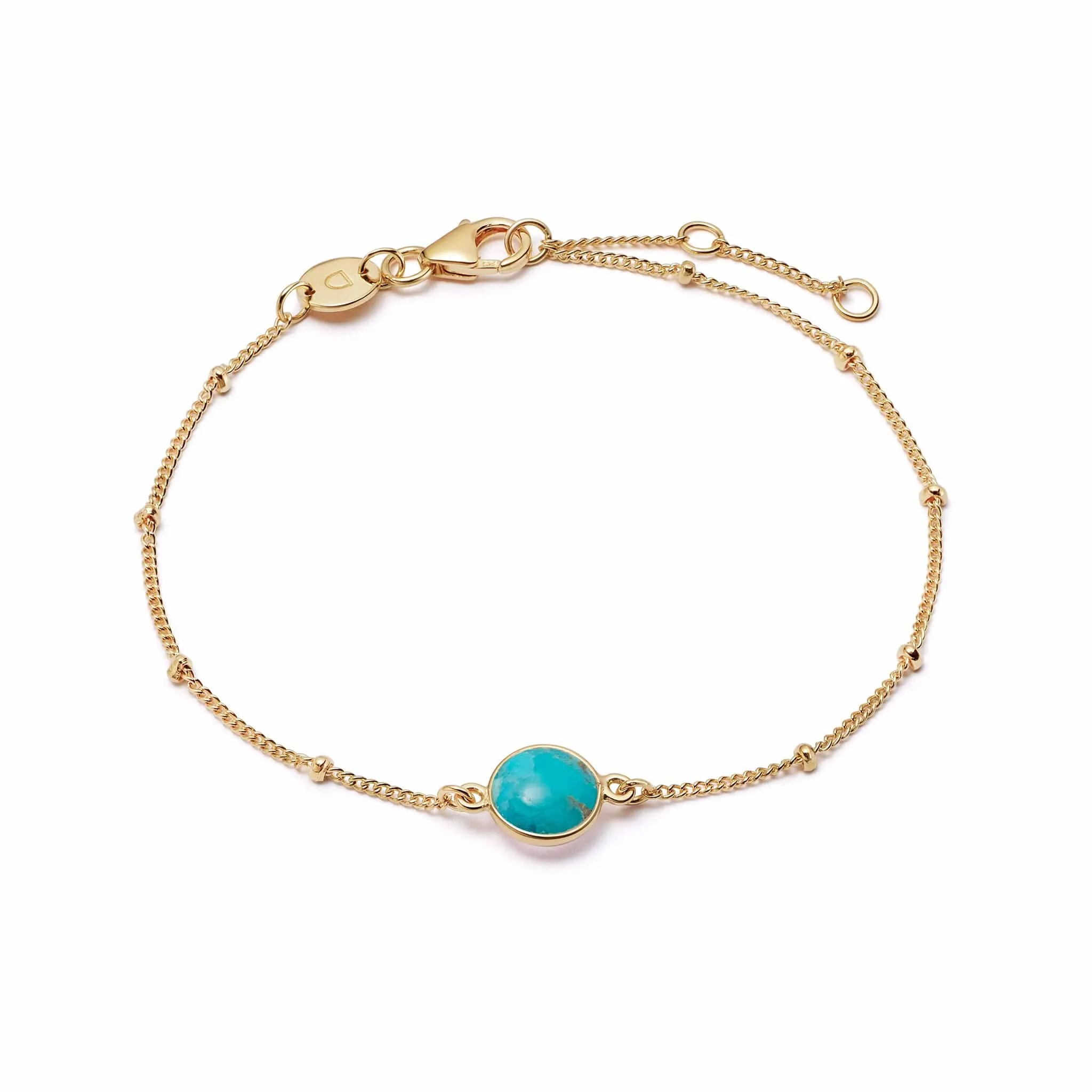 Healing Stone Bracelet 18ct Gold Plate