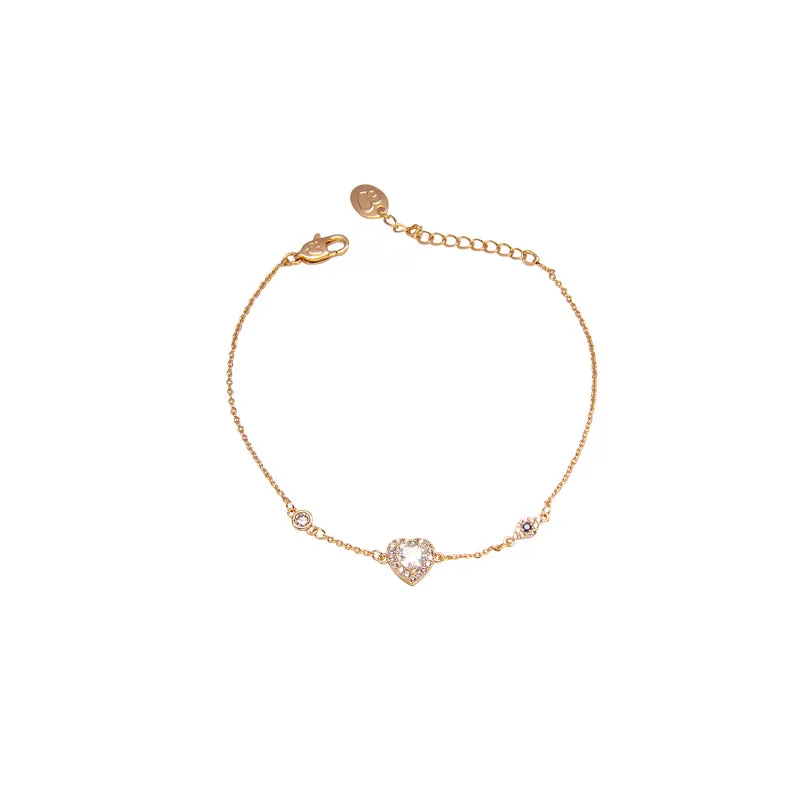 Heart Cubic Zirconia Bracelet