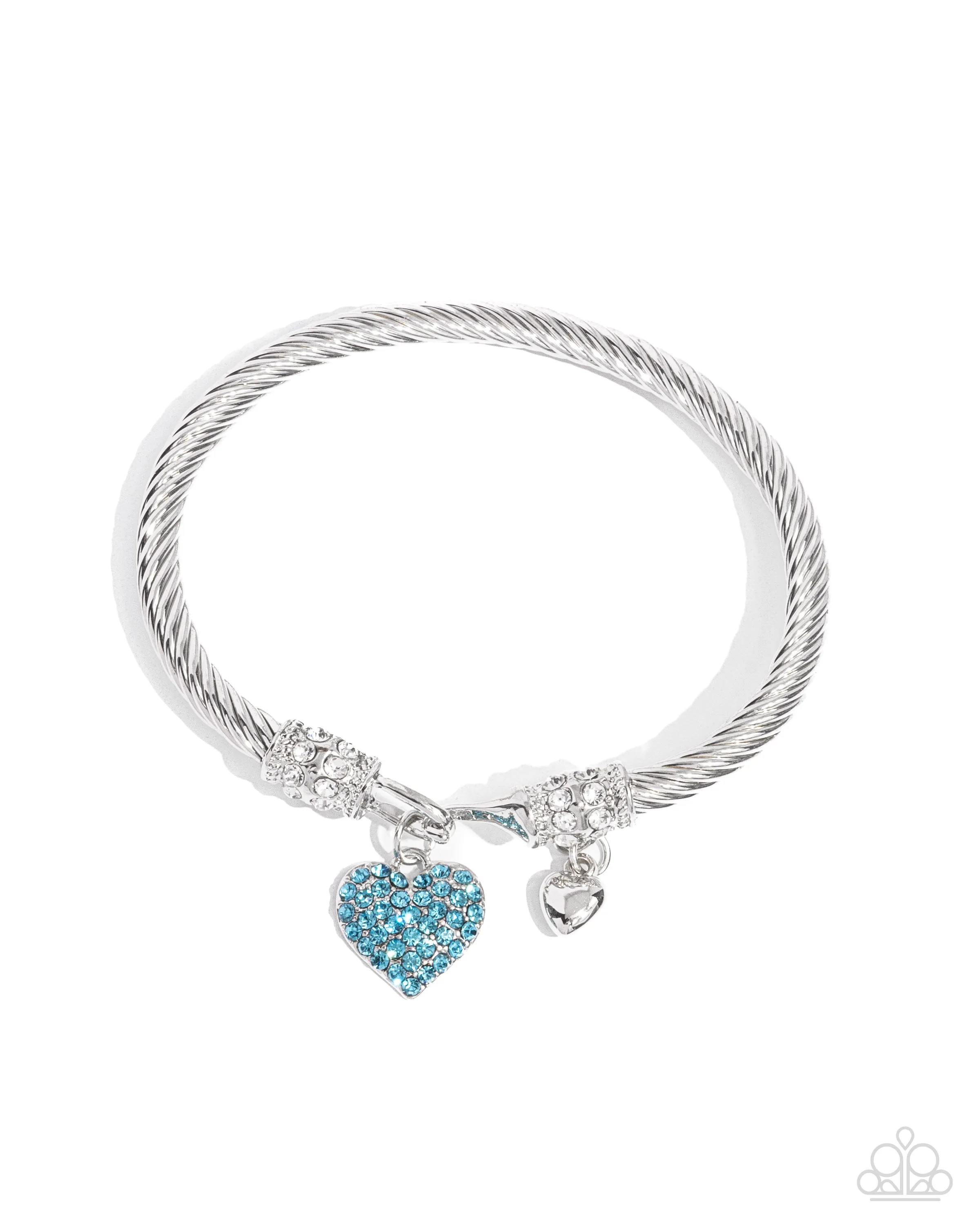 Heart Hour - Blue Bracelet - Paparazzi Accessories