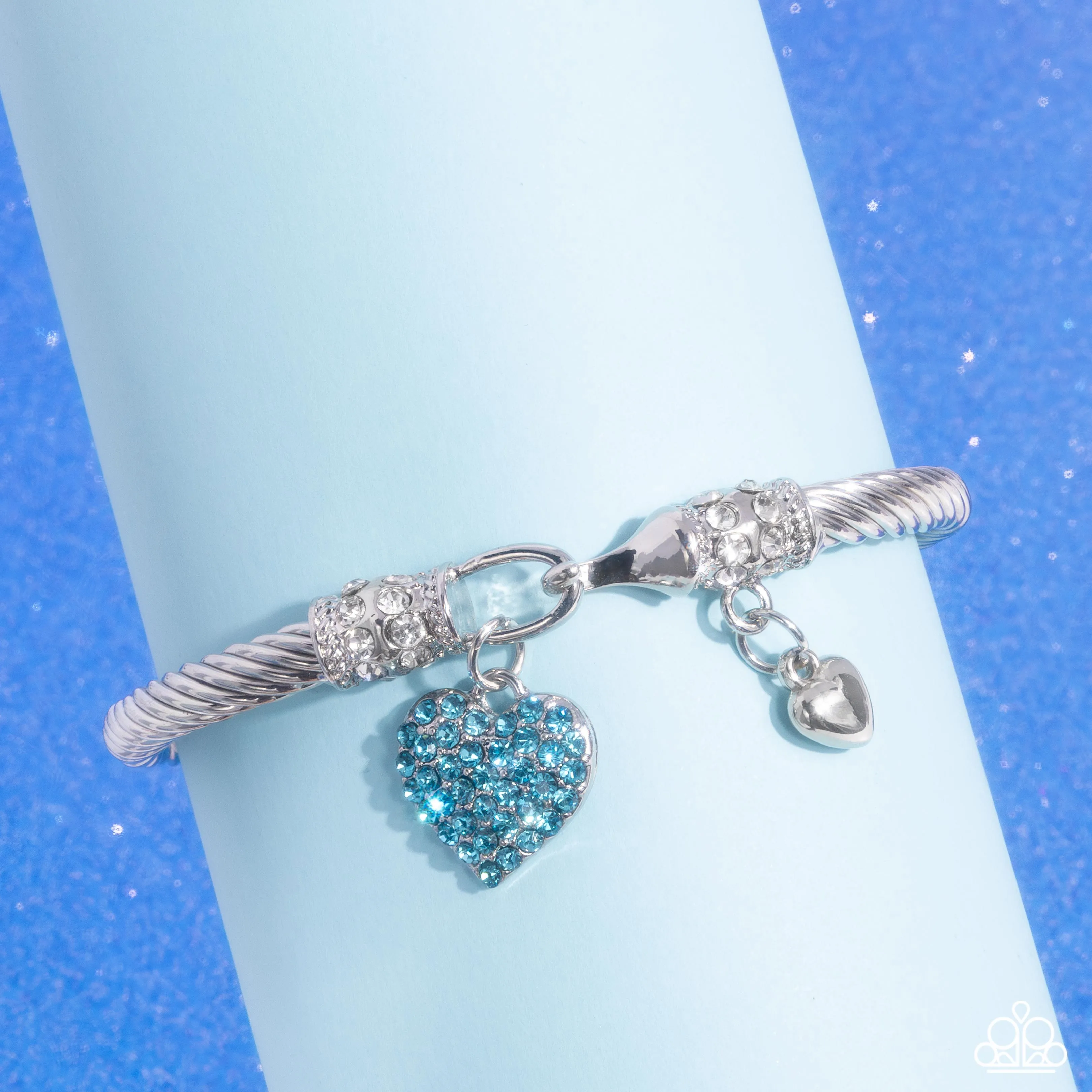 Heart Hour - Blue Bracelet - Paparazzi Accessories