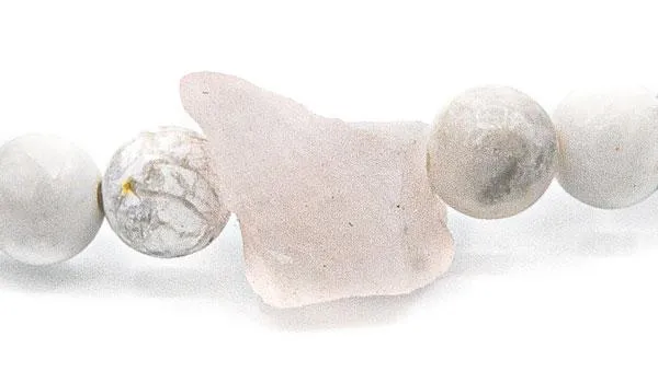 Howlite Raw Gemstone Bracelet