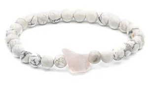 Howlite Raw Gemstone Bracelet