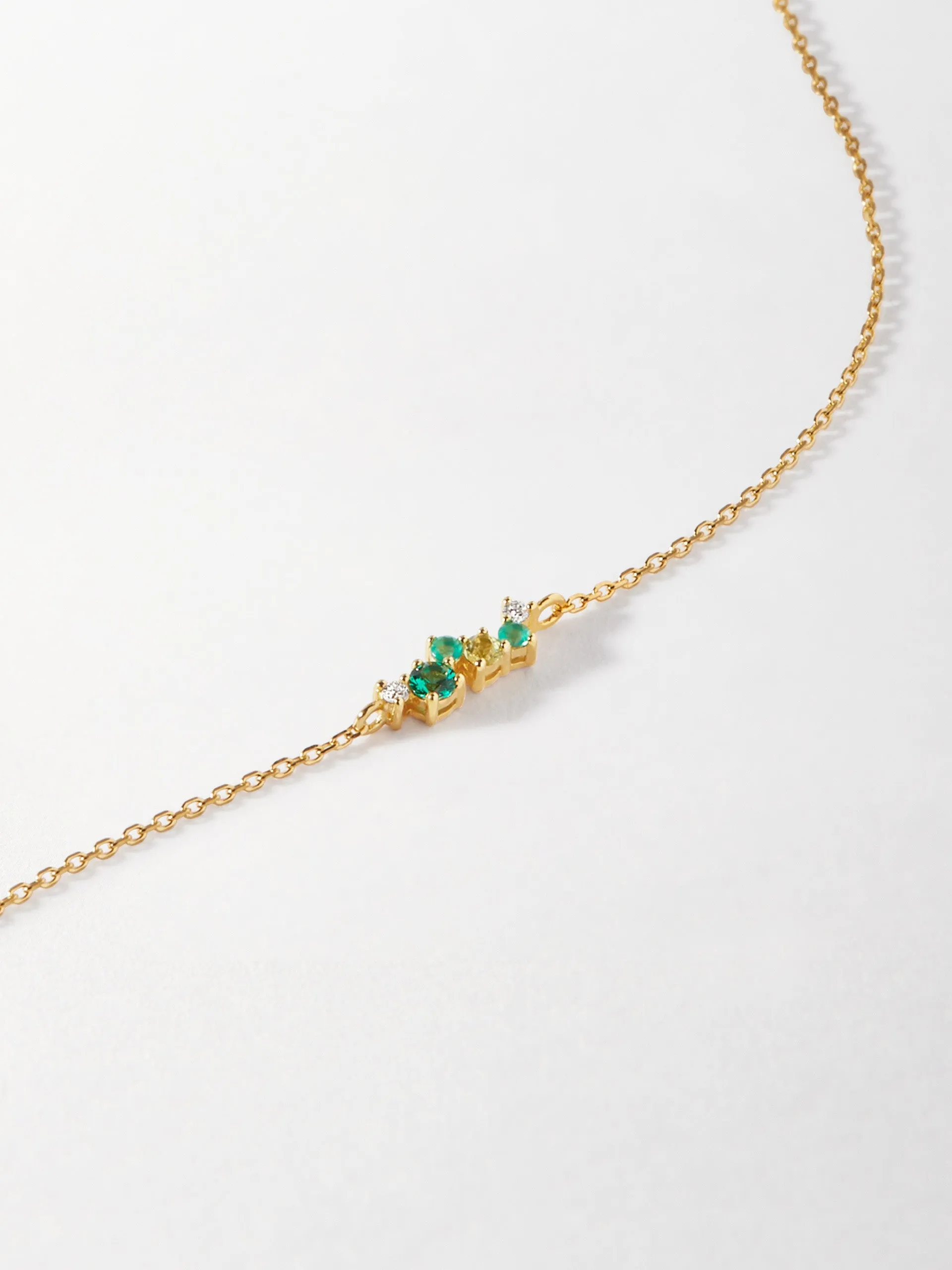 Intuition emerald ray bracelet