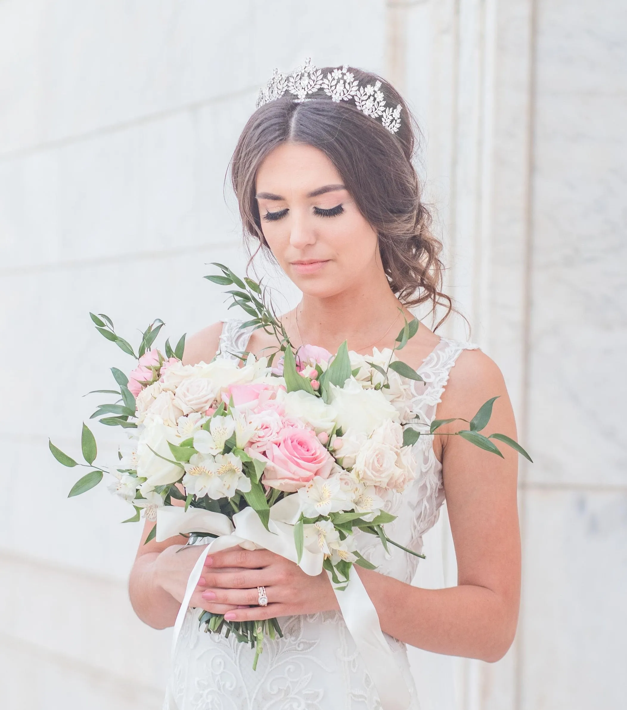 JASLYNE Simulated Diamond Tiara