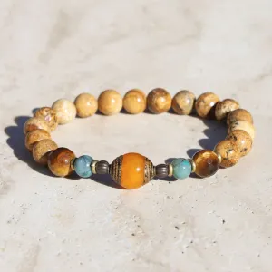 Jasper and Amber Bracelet *Final Sale*